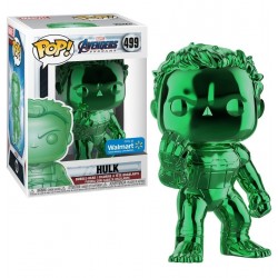 Avengers Endgame Hulk Cromado Verde Funko Pop Caja Golpeada (Entrega Inmediata)