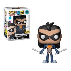 Teen Titans Go Robin Con Bebé Figura Funko Pop Caja Dañada (Entrega Inmediata)