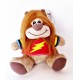 Peluche León Melena Larga Camisa Rayo (Entrega Inmediata)