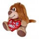 Peluche León Corazón Te Amo (Entrega Inmediata)