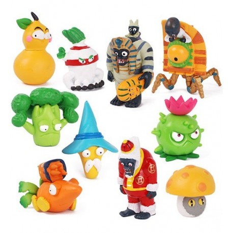 Plantas Vs Zombies Rábano Colección X 10 Figuras En Bolsa (Entrega Inmediata)