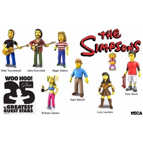 Los Simpsons Greatest Guest Stars Colección 8 Figuras Bolsa (Entrega Inmediata)