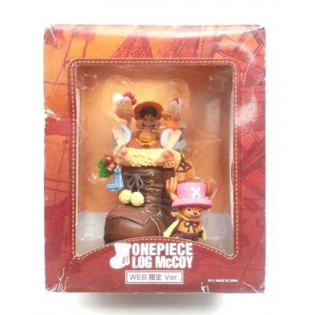 One Piece Log Mccoy Luffy Chopper Gift Brown Figura En Caja (Entrega Inmediata)