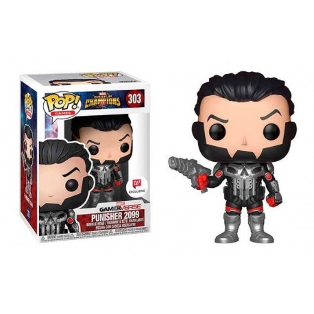 Marvel Contest Of Champions Punisher 2099 Figura Funko Pop (Entrega Inmediata)