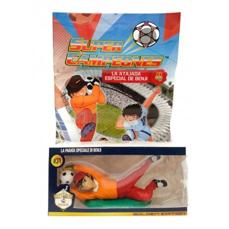 Captain Tsubasa Super Campeones Atajada Benji Figura Panini (Entrega Inmediata)