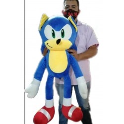 Sonic De Peluche Gigante De Un Metro. Mas Envio Gratis (Entrega Inmediata)
