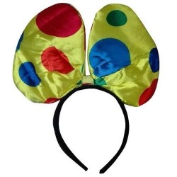 Diadema Halloween Disfraz Minnie Oreja Amarillas Balaca (Entrega Inmediata)