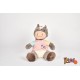 Burrito De Peluche Mensaje 40cm 2613 (Entrega Inmediata)