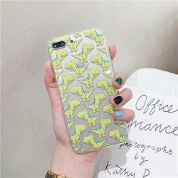Funda Estuche Forro Dinosaurios Verdes Xiaomi Nokia Asus (Entrega Inmediata)