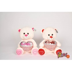 Oso De Peluche Corazon Love 40cm 2604 (Entrega Inmediata)