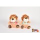 Leon De Peluche Mensaje Camisa 30cm 2614 (Entrega Inmediata)