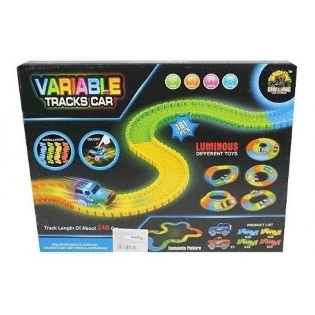 Pista Variable Luminous Luz Gd217 Carros Autos Magic (Entrega Inmediata)