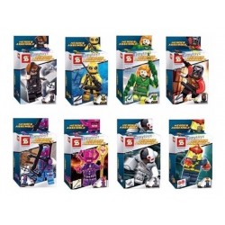 Superheroes Galactus Nova Colección X 8 Figuras Armables (Entrega Inmediata)