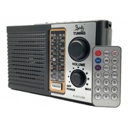 Radio Vitage Finca Rural 4 Bandas Abuelito Usb Control (Entrega Inmediata)