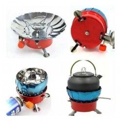 Estufa Camping Parrilla Fogón Portable+tanque De Gas (Entrega Inmediata)