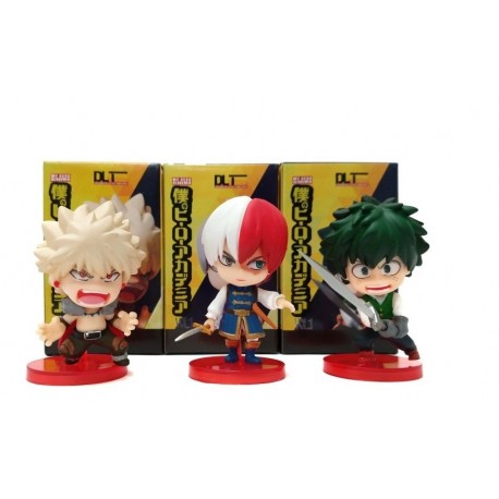 My Hero Academia Todoroki Colección X 3 Figuras En Caja (Entrega Inmediata)