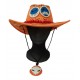 One Piece Ace D Portgas Sombrero Cosplay (Entrega Inmediata)
