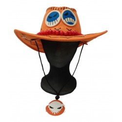One Piece Ace D Portgas Sombrero Cosplay (Entrega Inmediata)
