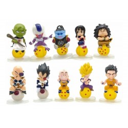 Dragon Ball Nappa Colección X 10 Figuras Sobre Esferas (Entrega Inmediata)