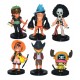 One Piece Colección X 6 Figuras En Bolsa (Entrega Inmediata)