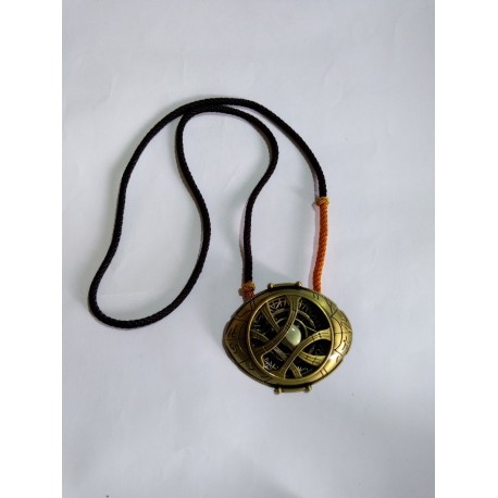 Doctor Strange Collar Ojo De Agamotto Metálico Cuerda (Entrega Inmediata)