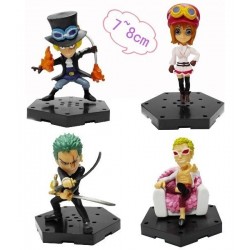 One Piece Zoro Sabo Koala Doflamingo Colección X 4 Figuras (Entrega Inmediata)