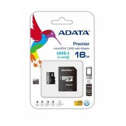 Memoria Micro Sd Adata 16gb Clase 10 Uhs-i 50 Full Hd @pd (Entrega Inmediata)