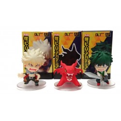 My Hero Academia Katsuki Colección X 3 Figuras En Caja (Entrega Inmediata)