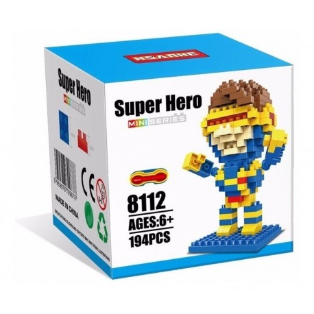Super Heroe Marvel X-men Cíclope Armable Figura Hsanhe (Entrega Inmediata)
