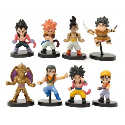 Dragon Ball Colección X 8 Figuras Base Negra En Bolsa (Entrega Inmediata)