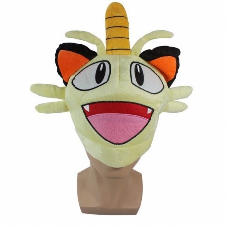 Pokémon Meowth Gorro Cosplay (Entrega Inmediata)