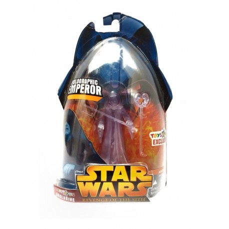 Star Wars Revenge Of Sith Holographic Emperor Figura Hasbro (Entrega Inmediata)