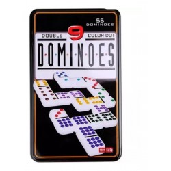 Dominó 55 Fichas A Color Doble 9 Juego De Mesa (Entrega Inmediata)