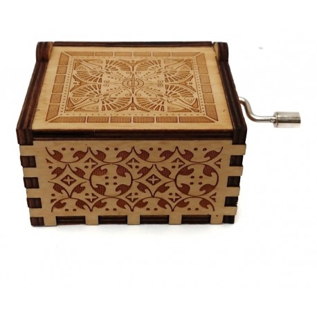 Game Of Thrones Caja De Música De Manivela En Madera (Entrega Inmediata)