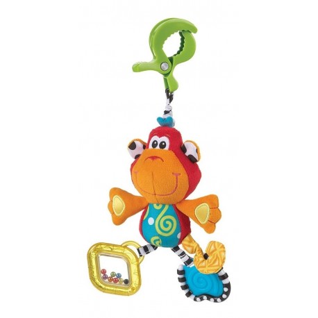 Playgro Movil Para Bebe Curly The Monkeysonajero Mordedor (Entrega Inmediata)
