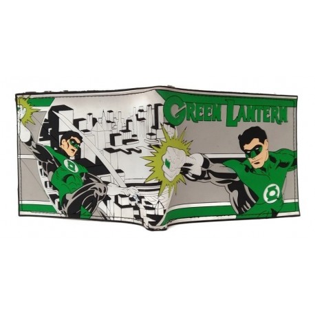 Dc Comics Linterna Verde Billetera En Goma (Entrega Inmediata)