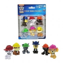 Paw Patrol Pup Mini Figuras Cachorros Ultimate Rescue X6 Und (Entrega Inmediata)