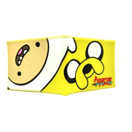 Hora De Aventura Perro Jake & Finn Billetera En Goma (Entrega Inmediata)