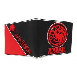 Game Of Thrones Casa Targaryen Billetera En Goma (Entrega Inmediata)