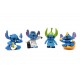 Stitch Mecánico Colección X 4 Figuras En Bolsa (Entrega Inmediata)
