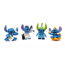 Stitch Mecánico Colección X 4 Figuras En Bolsa (Entrega Inmediata)