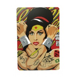 Dc Wonder Woman Placa Decorativa Metálica Vintage (Entrega Inmediata)