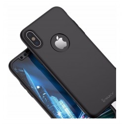 Funda 360° Ipaky De Lujo iPhone X Negro Mate Antigolpes (Entrega Inmediata)