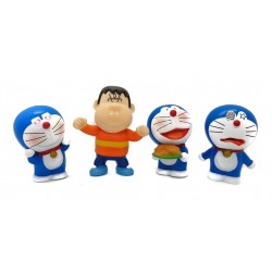 Doraemon Colección X 4 Figuras En Bolsa (Entrega Inmediata)