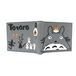 Mi Vecino Totoro Billetera En Goma De Caucho Gris (Entrega Inmediata)