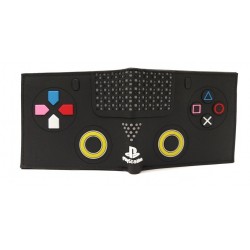 Playstation Billetera En Goma De Caucho Negra (Entrega Inmediata)