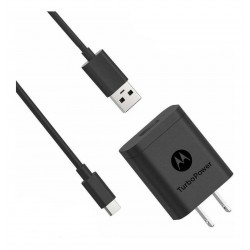 Cargador Moto Turbo Charger Motorola Z2 Z Tipo C Original (Entrega Inmediata)