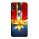 Estuche Forro Carcasa Capitan Marvel iPhone, Samsung, Huawei (Entrega Inmediata)