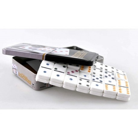 Juego De Mesa Domino De Colores Doble Seis (Entrega Inmediata)