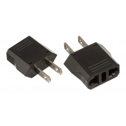 Adaptador De Enchufe De Europeo A Americano Convertidor (Entrega Inmediata)